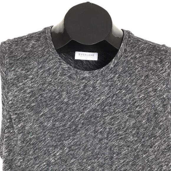 Everlane The Sweater Muscle Tank Women's Medium Gray Cotton Wool Blend Knit - Picture 2 of 9